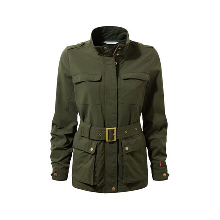 Craghoppers NL Safari Jacket, Parka Green, 4, CWN216-1ZI08L
