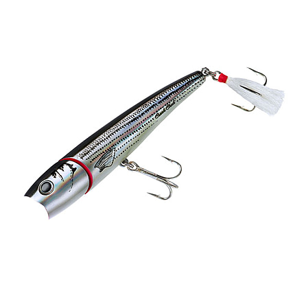 Creek Chub Knuckle Head Fishing Lure, 5in, 1.5oz, Silver Black Back, I6600JP64