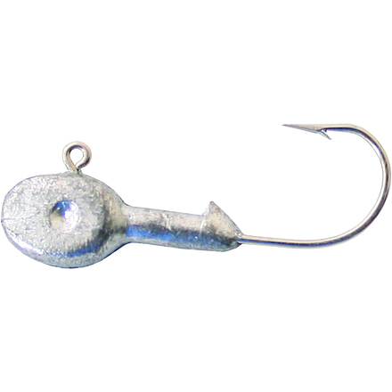 Creme Lures Litl Fishie Jighead, Unpainted, 1/4oz, 4/per Pack, H2500