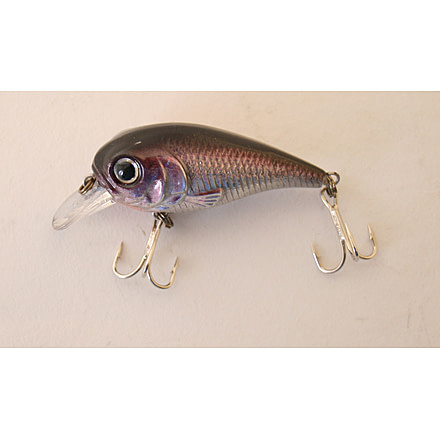 Creme Lures Pond Favorites Shallow Crankbait, Floating, Black Purple Back, 2 1/8in, 1 per Pack, CP36