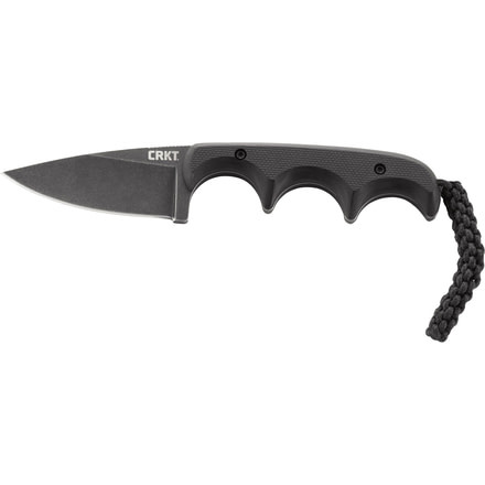 CRKT Columbia River Folts Minimalist Drop Point Knife, Black 2384K