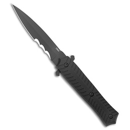 Crkt CRKT Xolotl Fixed Blade Knife Black G-10 3.6" Black 2263, Black, SK-5, adult, BHQ-207854