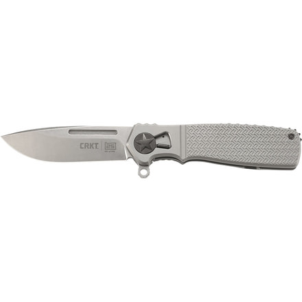 CRKT HomeFront Knife, CRKT 25th Anniversary Limited Edition, Silver, 8.25in, K251TXP
