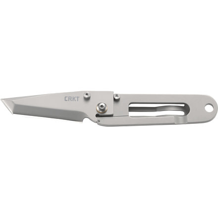 CRKT K.I.S.S. Knife - Satin, Tanto Blade, Razor-Sharp Edge 5500
