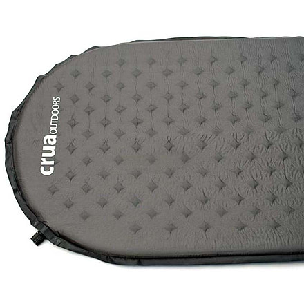 Crua Outdoors Self Inflating Camping Mattress Sleeping Pad, Gray, SIM-01
