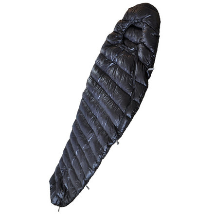 Crux Deuterium Sleeping Bag Liner-Black/Anthracite-Short