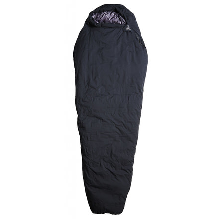 Crux Torpedo 500 Sleeping Bag-Black/Anthracite-Medium-Right