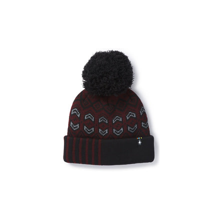 Smartwool Crystal Ridge Pattern Hat -Unisex, Fig Heather, Unisex Medium, SW000439A24-1FM