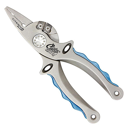 Cuda 7.25 Ti Alloy Pliers with Leather Sheath 18848
