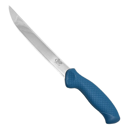 Cuda AquaTuff Wide Fillet Knife with Blade Cover, Blue, 7in, 23046