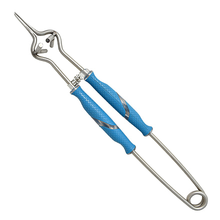 Cuda Knives Cuda Jaw Spreaders Fixed Blade Knife, Blue, Synthetic Handle, 18117