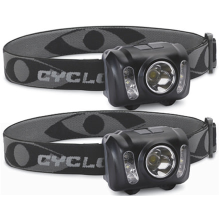Cyclops 210 Lumen Headlamp w/ adjustable headband 2 Pk, CYC-HL210-2PK