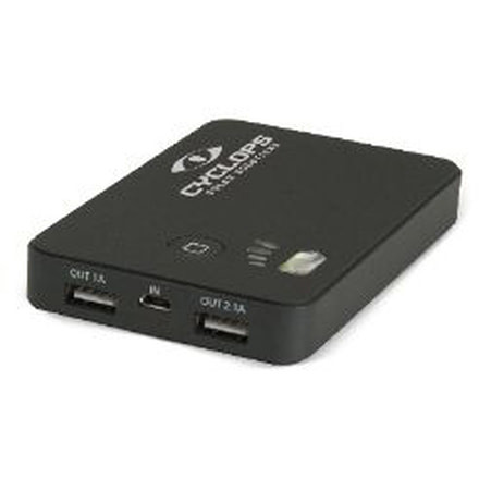 Cyclops Power Pack 500Mah, Battery Back Up Dual Usb Charger CYC-PWR5
