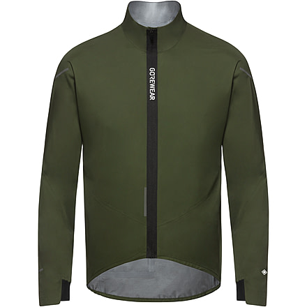 GOREWEAR SPINSHIFT GORE-TEX Cycling Jacket Mens in Utility Green Small Slim fit Waterproof 1C1F56DE, 101064-BH00-M