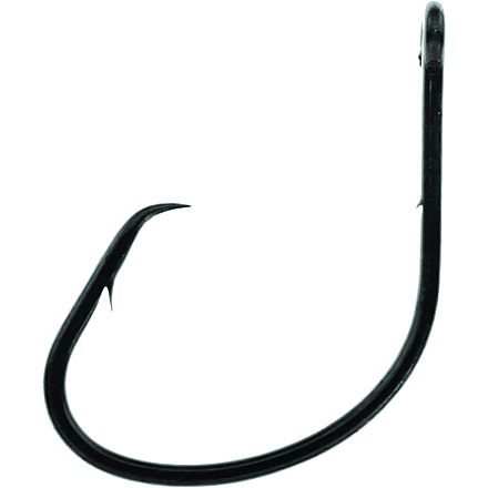 Daiichi Stopgap Circle Chunk Lite Hook, Non-Offset, Black Nickel, Size 7/0, 3 per Pack, D81Z-7/0
