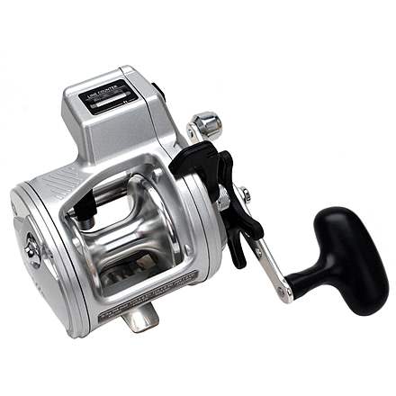 Daiwa Accudepth Plus-B Line Counter Reel, Walleye Special with Dual Paddle Handle, Medium/He 190263