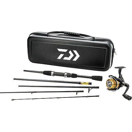 Daiwa Carbon Case Travel Pack, 5ft6, Medium, 5 Pieces, CC20F565L