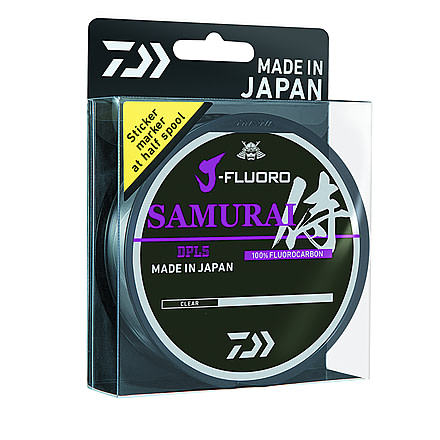 Daiwa J-Fluoro Samurai Fluorocarbon Line, Filler, 2lb 220yd, JFS2-220