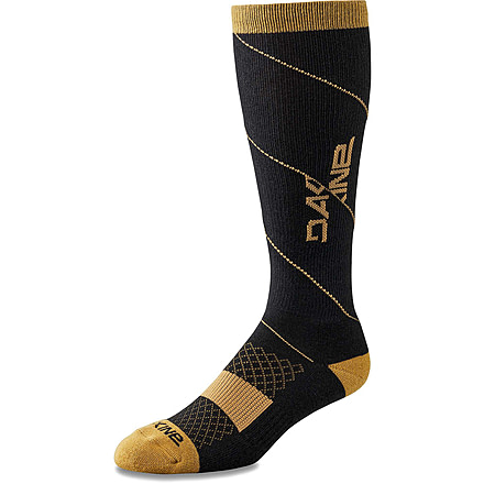 Dakine Berm Tall Sock, Black/Tan, Medium/Large, D.100.5555.028.ML