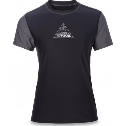 Dakine Flow Loose Fit Short Sleeve Rashguard - Women's-Black-Large