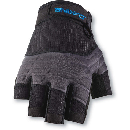 Dakine Half Finger Sailing Gloves, Black, Large, 10001750-BLACK-L
