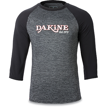Dakine Roots Raglan Loose Fit 3-4 Sleeve, BLACK HEATHER, XL, 10001665-LKETE-XL