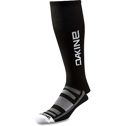 Dakine Singletrack Tall Sock, Black/White, Small/Medium, D.100.5557.060.SM
