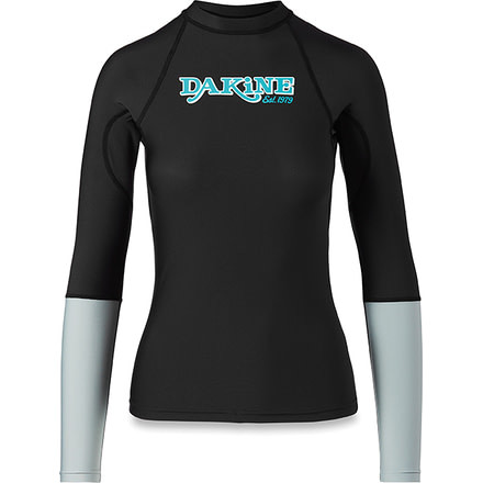 Dakine WomenS Flow Snug Fit L-S, BLACK, M, 10001678-LK-M