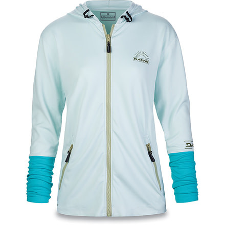 Dakine WomenS Freedom Front Zip Hoodie, BAY ISLANDS, M, 10001682-ISLS-M