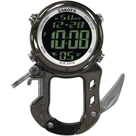 Dakota Watches Digital Zip Clip Gunmetal 30972