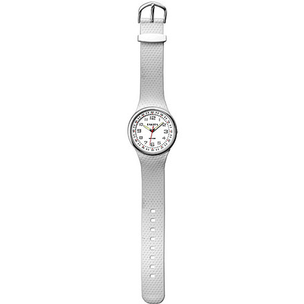 Dakota Watches Sting Ray, White Dial, White Textured PU Strap 5352-3