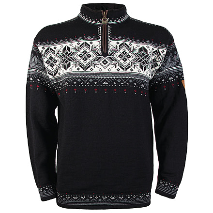 Dale of Norway Blyfjell Sweater - Mens-Black/Off White-Large