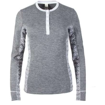 Dale of Norway Bykle Feminine Sweater - Women's-Smoke/White-Medium