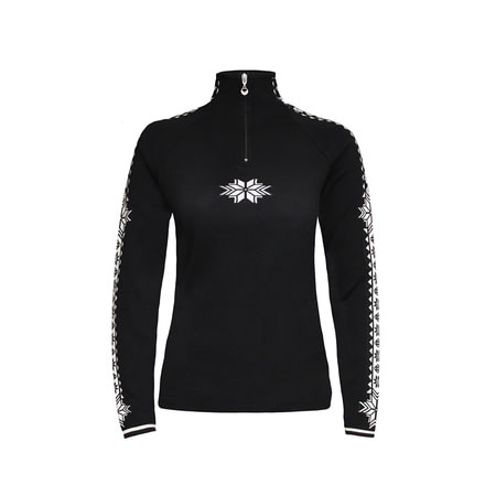 Dale of Norway Geilo Feminine Sweater - Womens -Black/Off White-Large