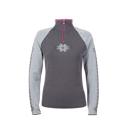 Dale of Norway Geilo Sweater - Womens, Metal Grey / Schiefer / Allium, Large, 82311-T-L