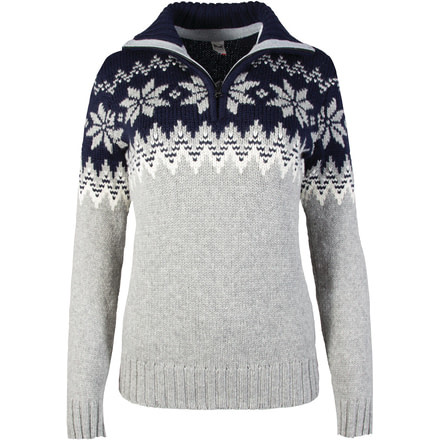Dale of Norway Myking Feminine Sweater - Women's-Navy/Off White-Small