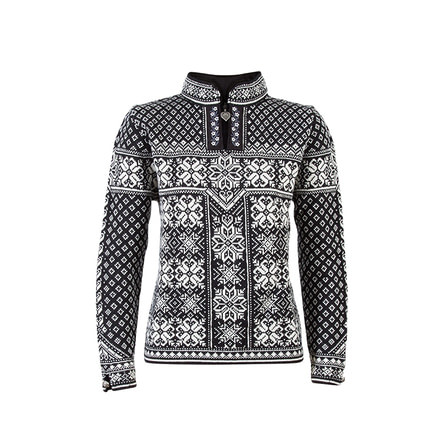 Dale of Norway Peace Feminine Sweater - Womens -Black/Off White-Large