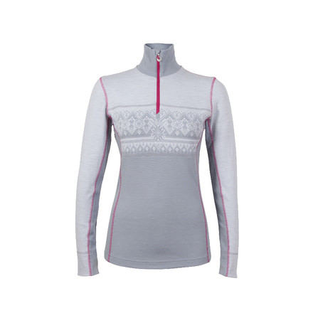 Dale of Norway Rondane Feminine Sweater- Womens -Grey/Allium-Medium