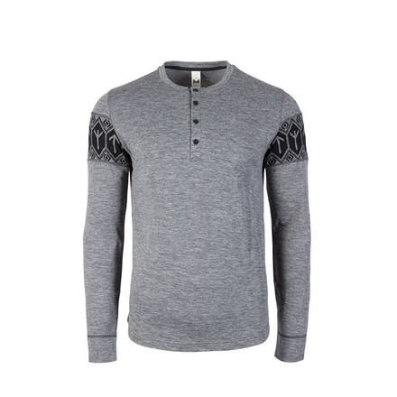 Dale of Norway Viking Basic Sweater - Mens, Smoke / Black, Large, 93511-E-L