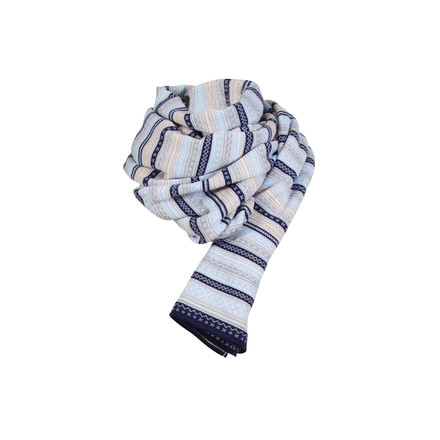 Dale of Norway Vinje Scarf - Womens -Navy/Off White