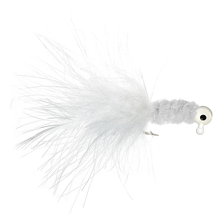 Danielson Crappie Jig 1/32oz White, JGC132WWW