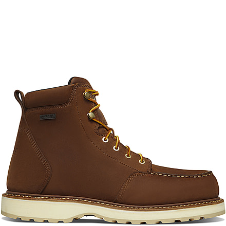 Danner Cedar River Moc 6in Aluminum Toe Work Shoes - Mens, Brown, 7.5 US, D, 14301-7.5D