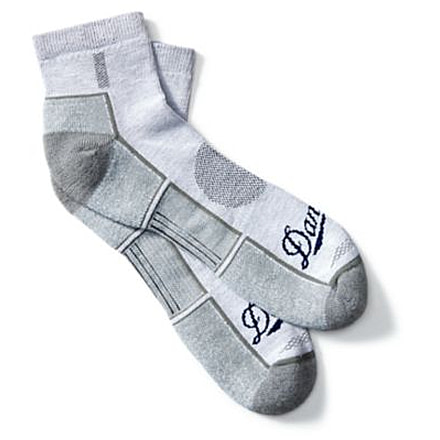 Danner Hike Lightweight Synthetic Quarter Crew Socks, Gray, M 75005-M