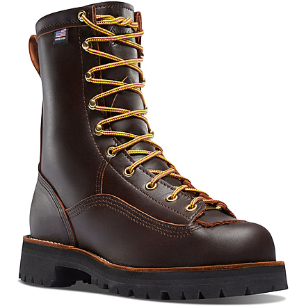 Danner Rain Forest 8in Boots, Brown, 7.5EE, 10600-7-5EE