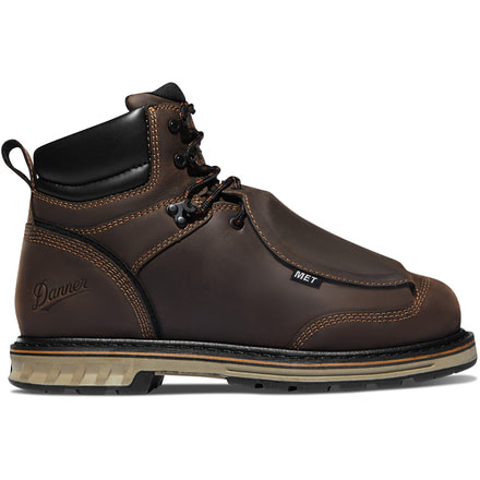 Danner Steel Yard 6in Hot Steel Toe/Met Guard Work Boot - Mens, Brown, 10 US, Wide, 12532-10EE