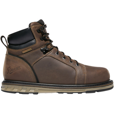 Danner Steel Yard 6in Wedge Hot Steel Work Boot - Mens, Brown, 15 US, Wide, 12537-15EE