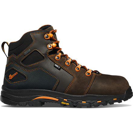 Danner Vicious 4.5in MET/NMT Work Boot - Mens, Brown/Orange, 10 US, Wide, 13855-10EE
