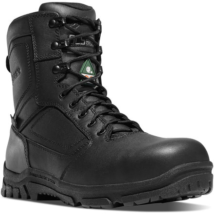 Danner Lookout EMS/CSA Side-Zip 8in Non-Metallic Toe Boots, Black, 13EE, 23826-13EE