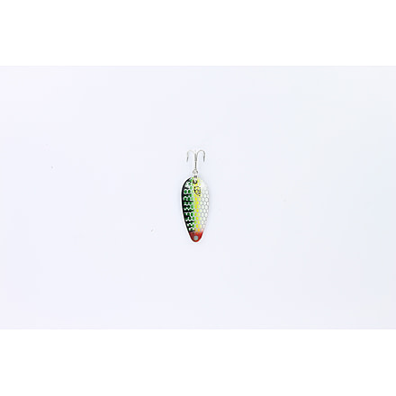 Dardevle Midget Spoon 1 3/8in, 3/16oz, Black Perch, Brass Back, 859