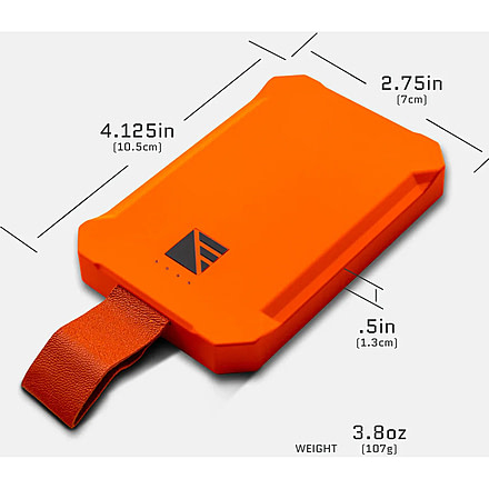 Dark Energy Poseidon Nano Wireless Charger, Orange, 1102984